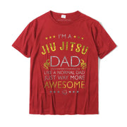 Jiu Jitsu Dad Gift For Father BJJ Daddy T-Shirt Camisas Hombre Cotton Male T Shirt Casual T Shirt Discount Personalized