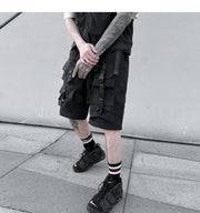 Casual Cargo Shorts Men Hip Hop Jogger Sweatpants