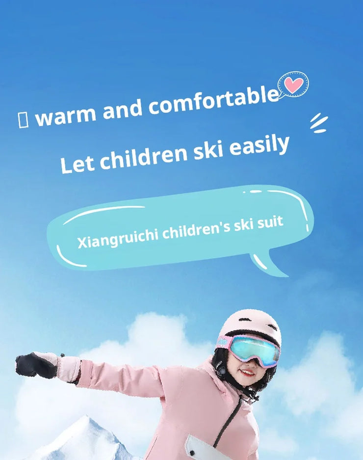 New boys and girls ski suit