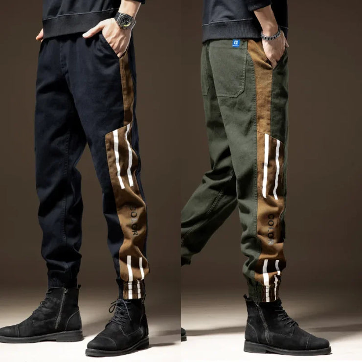 Male Trousers Trekking Autumn Men's Cargo Pants Slim High Quality Large Size Clothing Y2k Casual Street Loose Luxury Luxury Emo