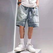 Trendy Baggy Denim Shorts Men's Pant