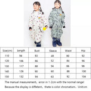 New Kids Ski Suit Girls Snowsuits