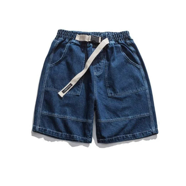 Trendy Baggy Denim Shorts Men's Pant