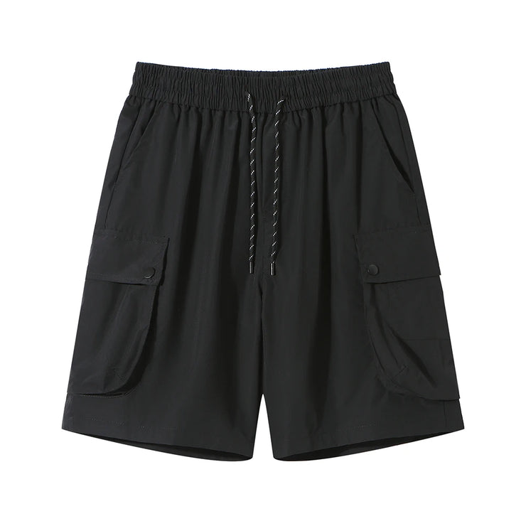 Korean Streetwear Cargo Shorts for Men