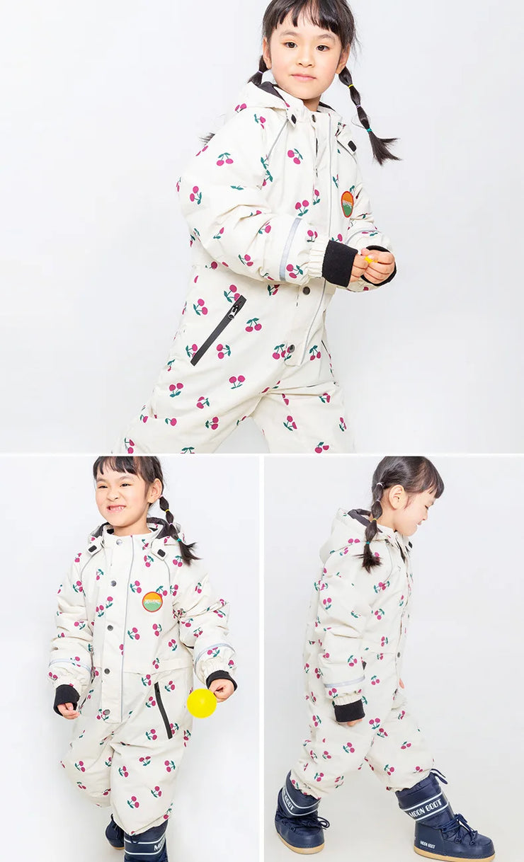 New Kids Ski Suit Girls Snowsuits