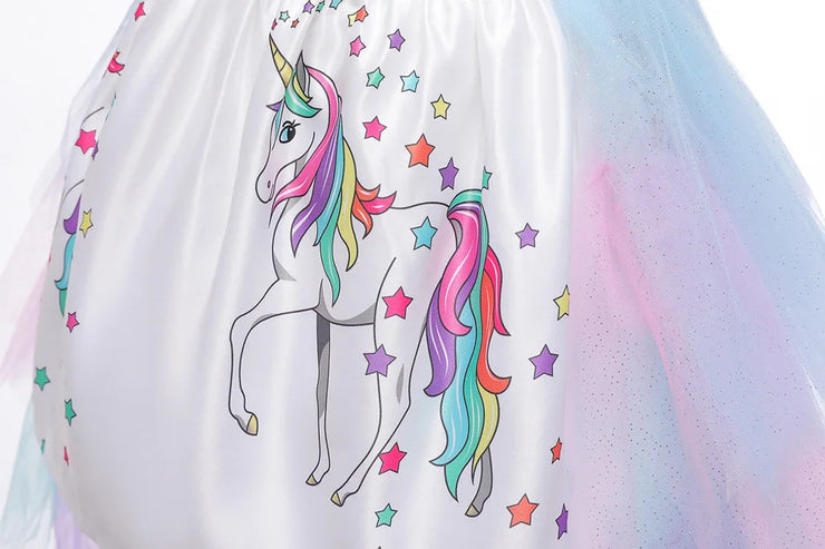 Princess Girls Unicorn Children Mesh