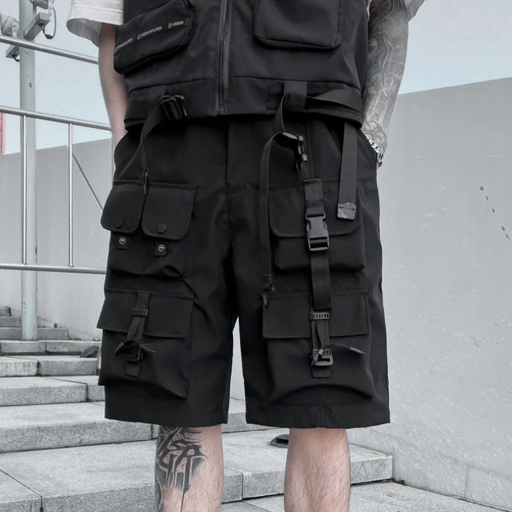 Casual Cargo Shorts Men Hip Hop Jogger Sweatpants