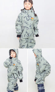 New Kids Ski Suit Girls Snowsuits