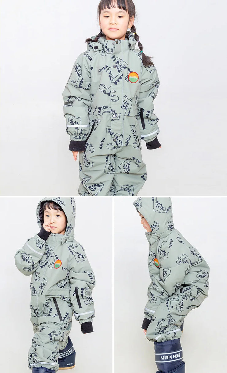 New Kids Ski Suit Girls Snowsuits