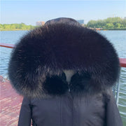 Winter Coat Fur Collar Faux Fur Trim Hoodie Fur For Hood Collar Decor Fake Fur Scarf Women Furry Scarves Shawl Detchable DIY