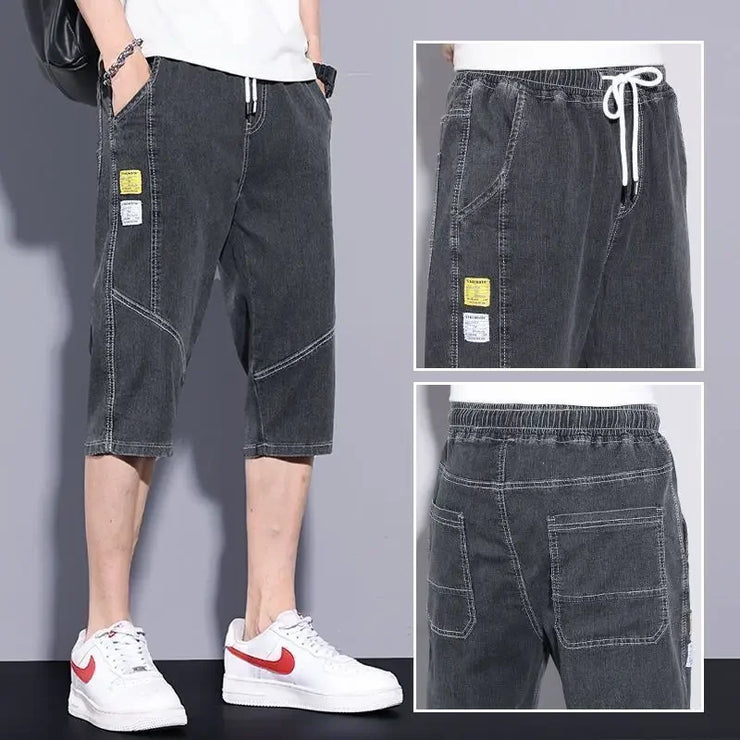 Short Jeans Pants for Men Streetwear