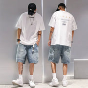 Trendy Baggy Denim Shorts Men's Pant