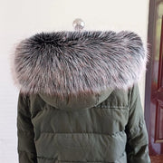 Winter Coat Fur Collar Faux Fur Trim Hoodie Fur For Hood Collar Decor Fake Fur Scarf Women Furry Scarves Shawl Detchable DIY