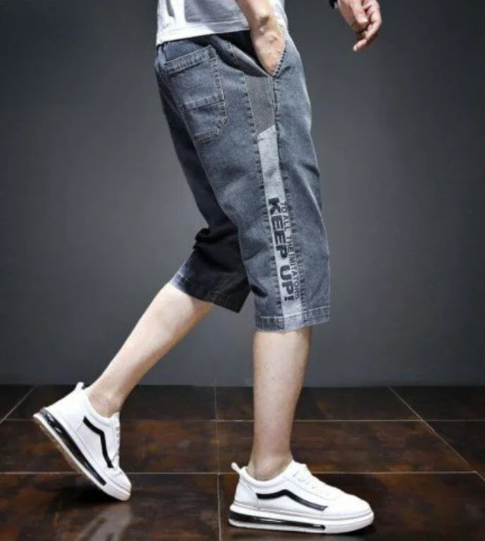 Short Jeans Pants for Men Streetwear