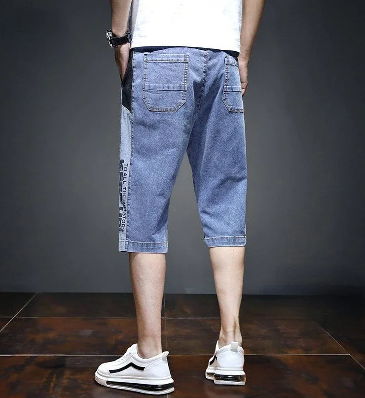 Short Jeans Pants for Men Streetwear