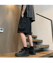 Korean Streetwear Cargo Shorts for Men