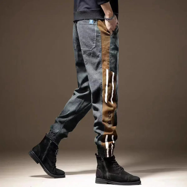 Male Trousers Trekking Autumn Men's Cargo Pants Slim High Quality Large Size Clothing Y2k Casual Street Loose Luxury Luxury Emo