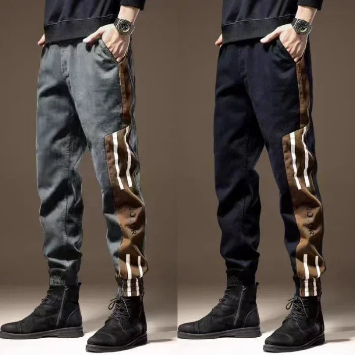 Male Trousers Trekking Autumn Men's Cargo Pants Slim High Quality Large Size Clothing Y2k Casual Street Loose Luxury Luxury Emo