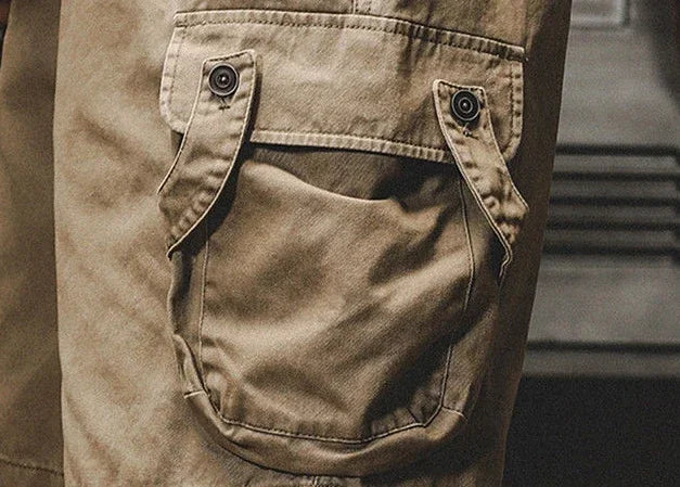 Men's Cargo Shorts Baggy Wide Work Male Short