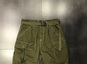 Male Bermuda Short Pants Black Men's Cargo