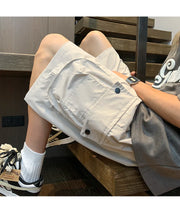 Korean Streetwear Cargo Shorts for Men