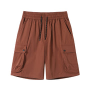 Korean Streetwear Cargo Shorts for Men