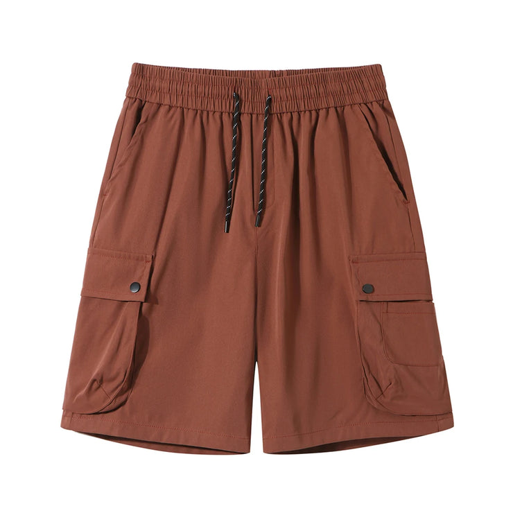 Korean Streetwear Cargo Shorts for Men