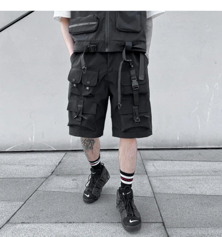 Casual Cargo Shorts Men Hip Hop Jogger Sweatpants